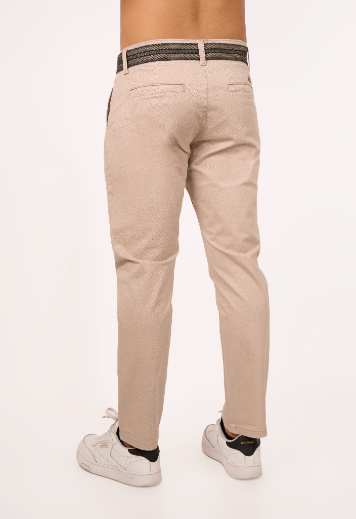 Miniatura 3 del producto Pantalón Drill Estampado Beige
