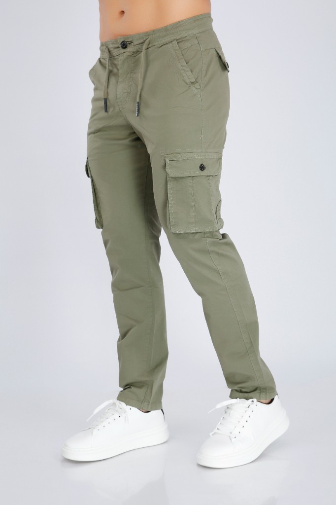 Miniatura 2 del producto Jogger Cargo Bota Recta Verde Cemento