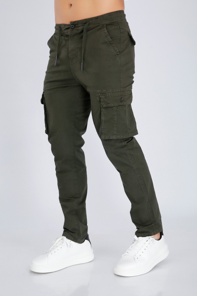 Miniatura 2 del producto Jogger Cargo Bota Recta Verde Militar