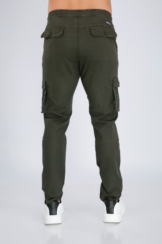 Miniatura 3 del producto Jogger Cargo Bota Recta Verde Militar