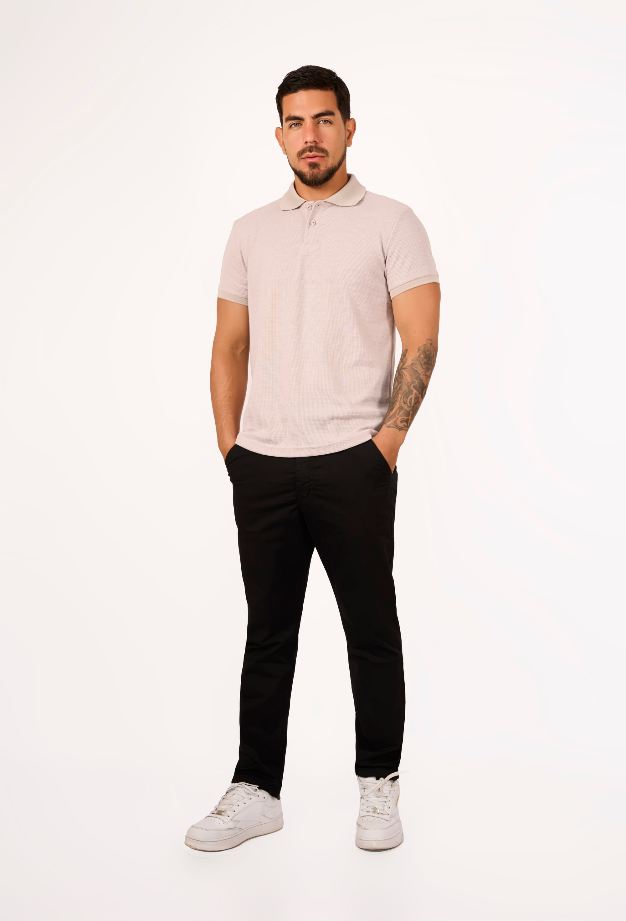 Pantalón Drill Moda Negro