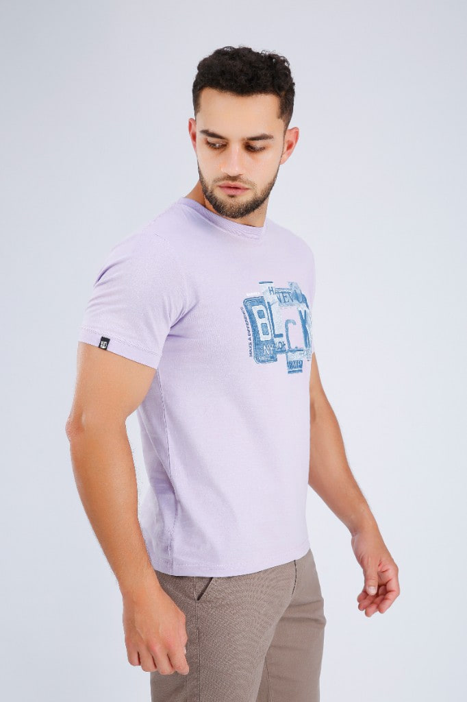 Miniatura 2 del producto Polo Estampado Block Lavanda