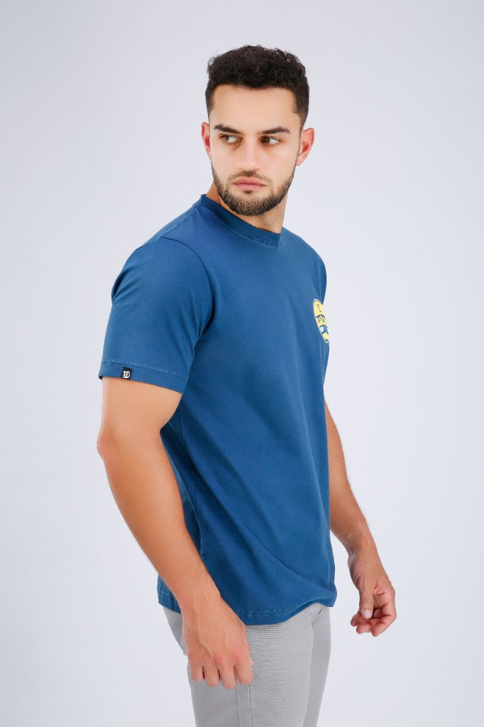 Polo Estampado Sunny Day Cobalto