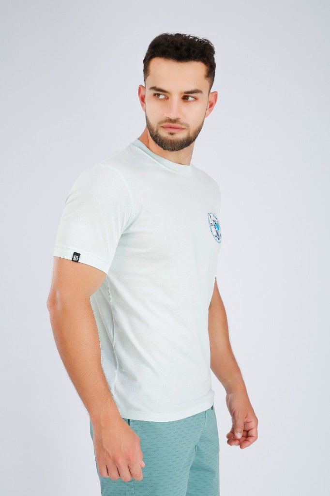 Miniatura 3 del producto Polo Estampado Surf Celeste