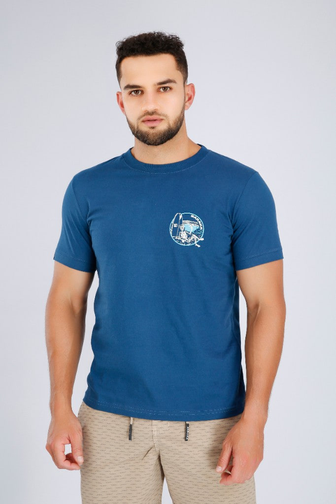 Miniatura 2 del producto Polo Estampado Surf Cobalto
