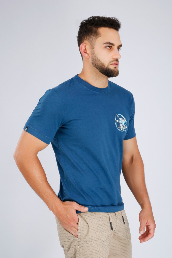 Miniatura 3 del producto Polo Estampado Surf Cobalto