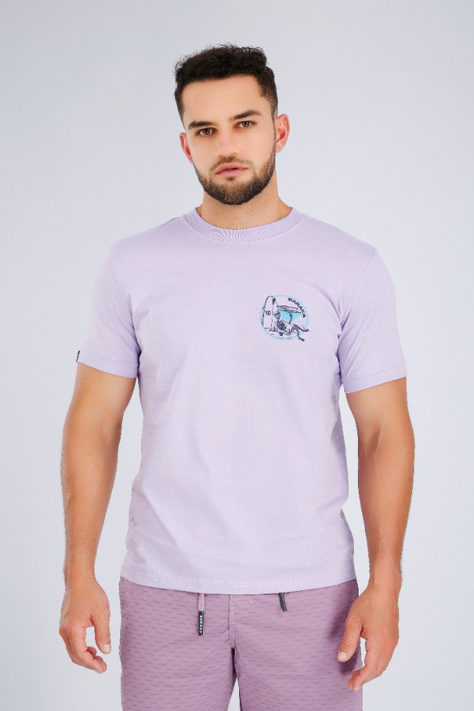 Miniatura 2 del producto Polo Estampado Surf Lavanda