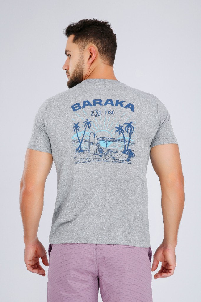 Polo Estampado Surf Melange