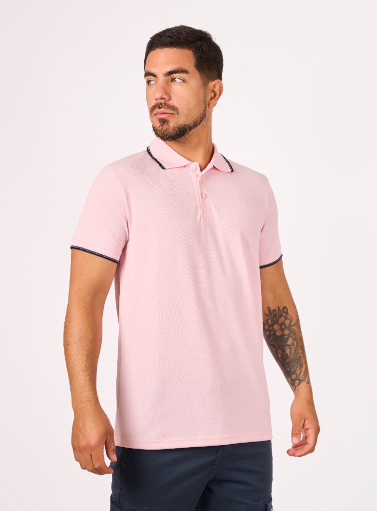 Miniatura 3 del producto Polo Camisero Piqué Palo Rosa