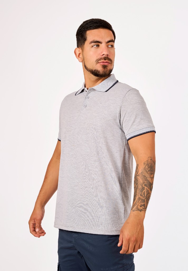 Miniatura 2 del producto Polo Camisero Piqué Melange