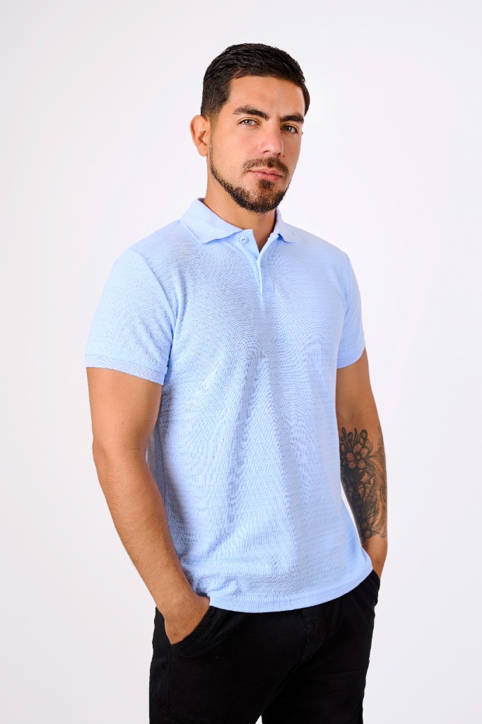 Miniatura 2 del producto Polo Camisero Wafer Celeste