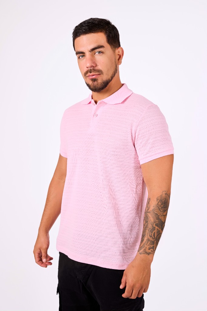 Miniatura 3 del producto Polo Camisero Wafer Rosado