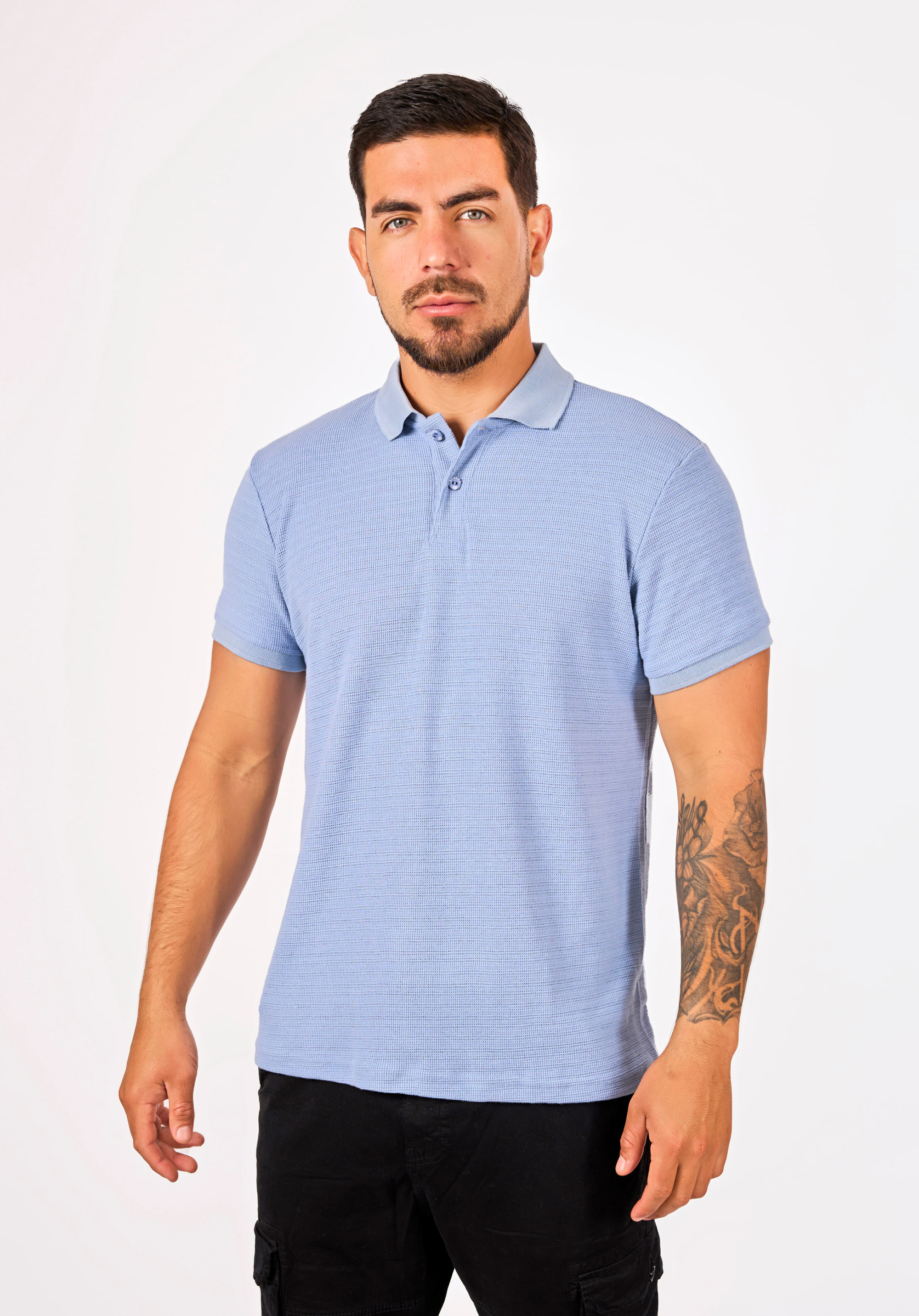 Polo Camisero Wafer Cian