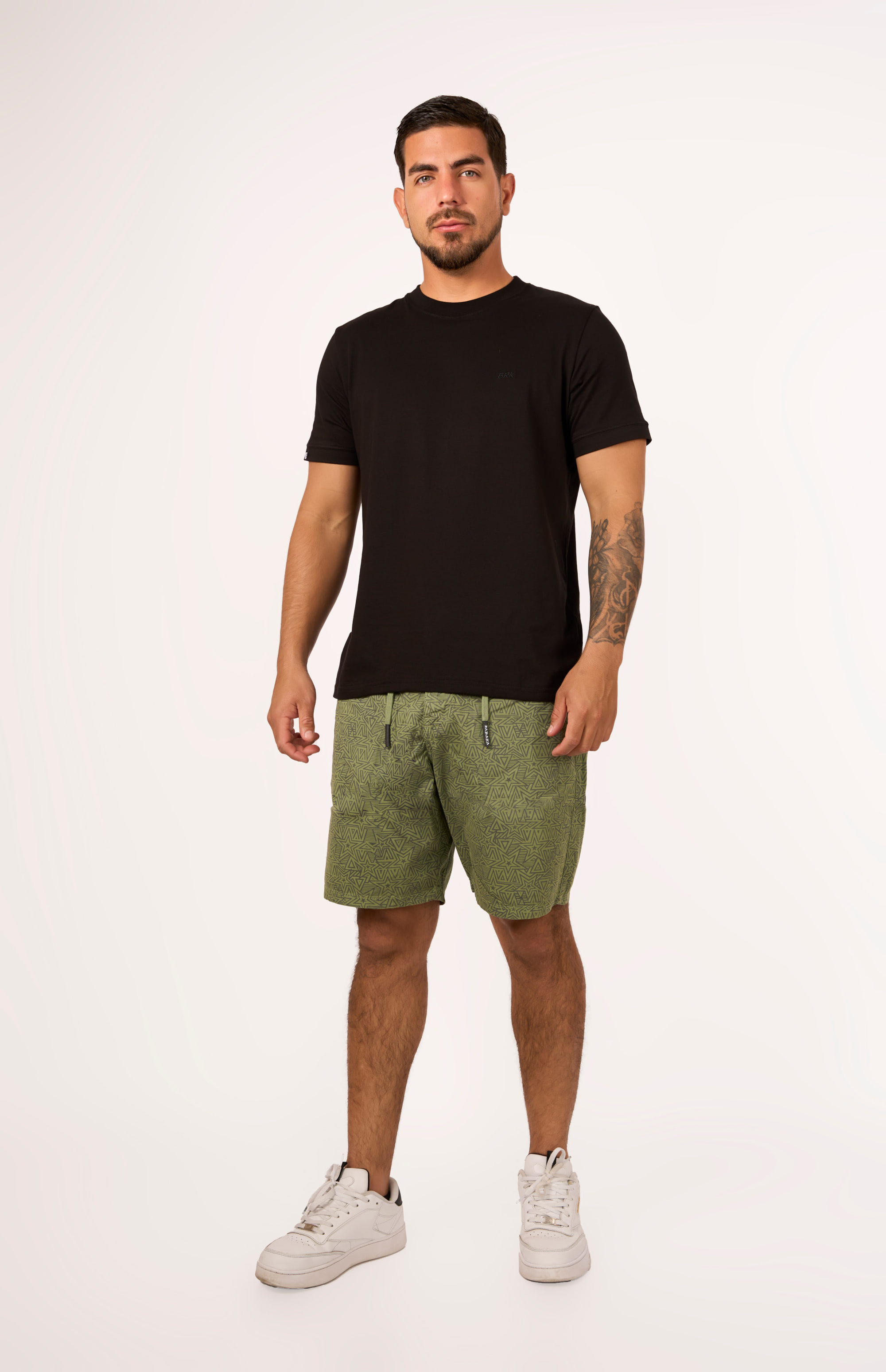 Short Estrella Verde Olivo